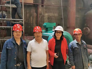 永登縣城區(qū)清潔能源供熱改造現場